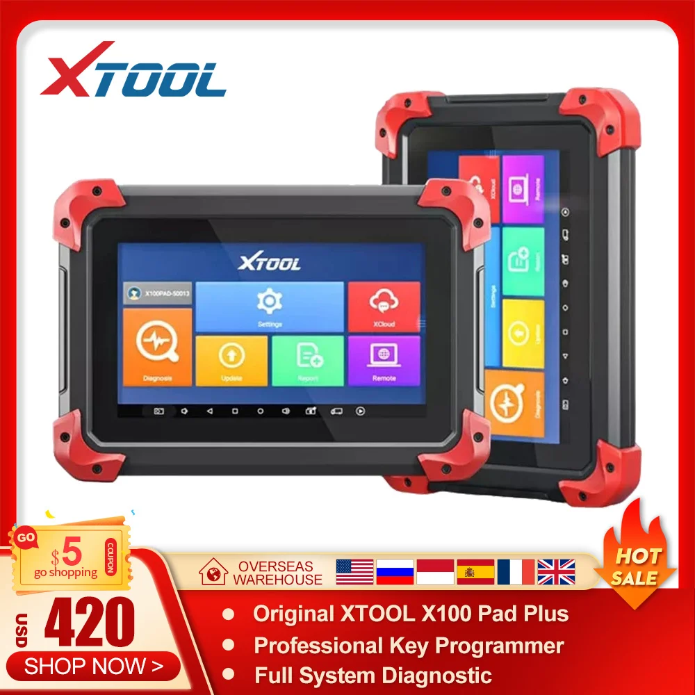 Оригинальный XTOOL X100 PAD Plus автоматический ключ программатор диагностический