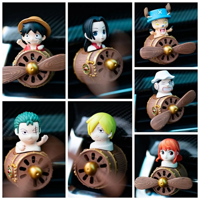 

One Piece Anime Peripheral Figure Car Air Conditioning Air Outlet Car Ornament Figure Luffy, Zoro, Sanji, Hancock