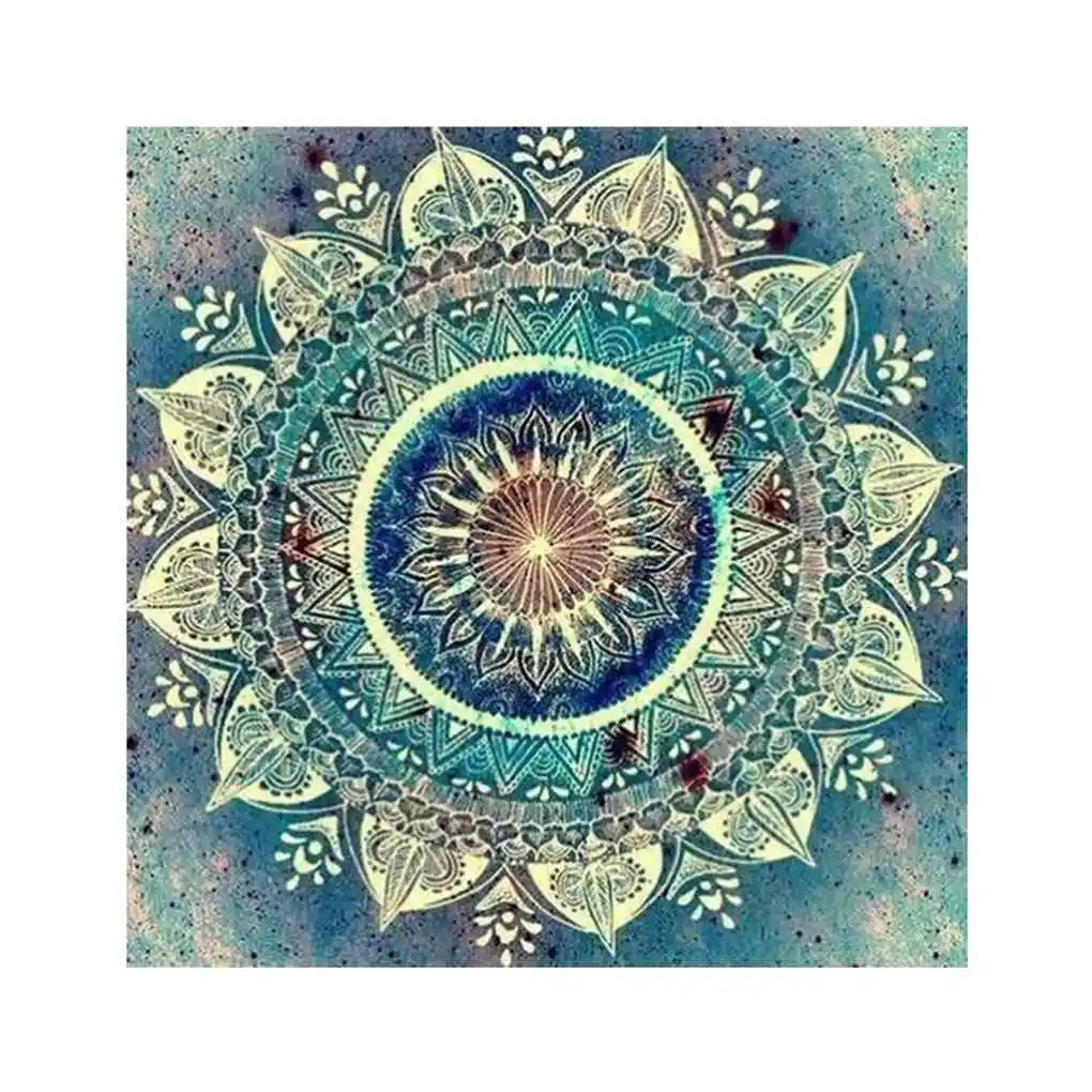 Вышивка крестиком 5D сделай сам с изображением цветов ночной сцены пространства