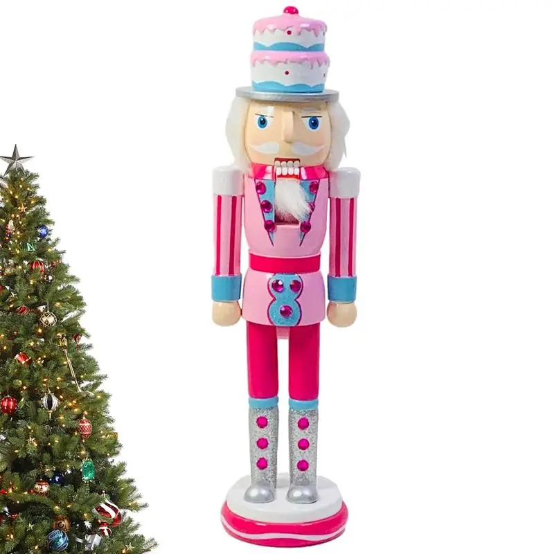 

Домашний Рождественский гайковерт, украшение, розовый гайковерт, защитная статуя, коллекционные предметы с мультяшной шляпой, фестиваль, к...