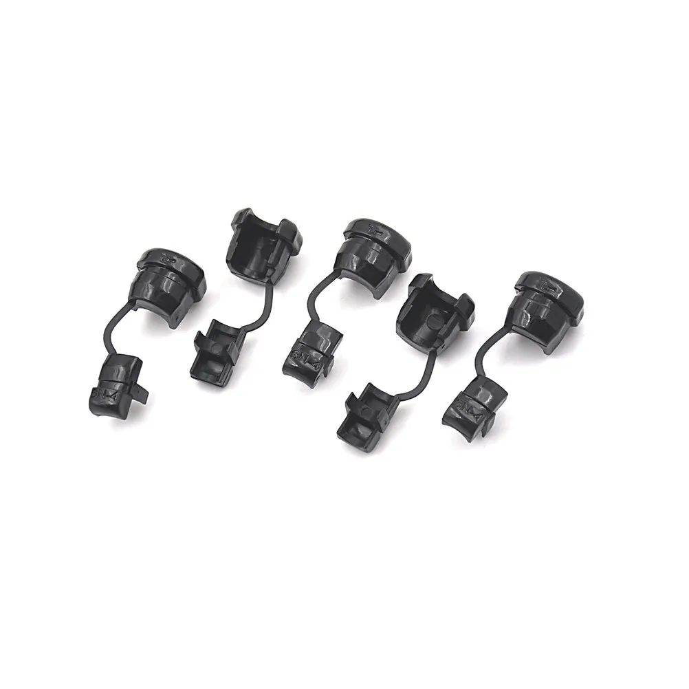 

20pc 6N-4 Strain Relief Bushing SJT 18AWG T=0.5~1.6mm Nylon Black Whosesale