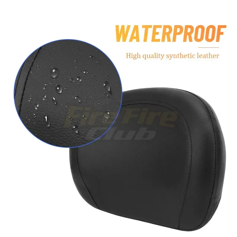 

Универсальная мотоциклетная пассажирская подушка для спинки Sissy Bar для Honda Yamaha Suzuki Kawasaki Harley Sportster