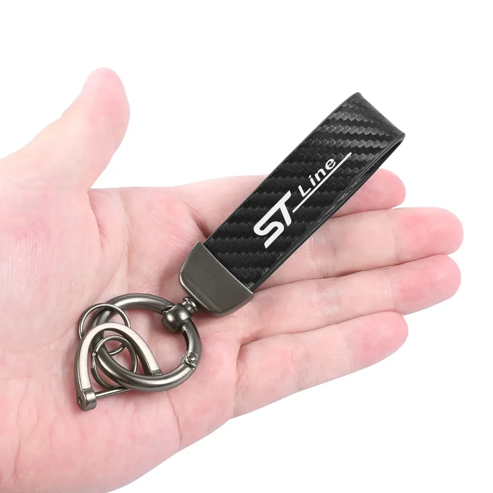 Брелок-кольцо для ключей автомобиля Ford ST Fiesta Focus St Line Mk2 3 4 7 8 Edition Mondeo Fusion Kuga Ecosport