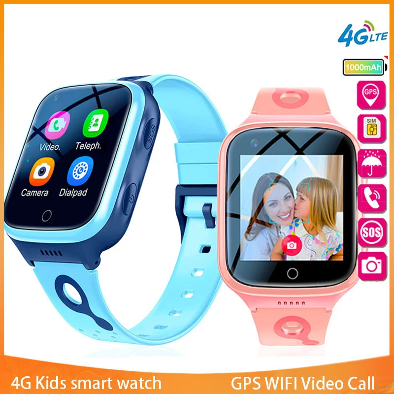 

Xiaomi Mijia 4G Kids Smart Watch Camera SOS GPS WIFI Video Call Waterproof Monitor Tracker Location LBS Children Smartwatch Best