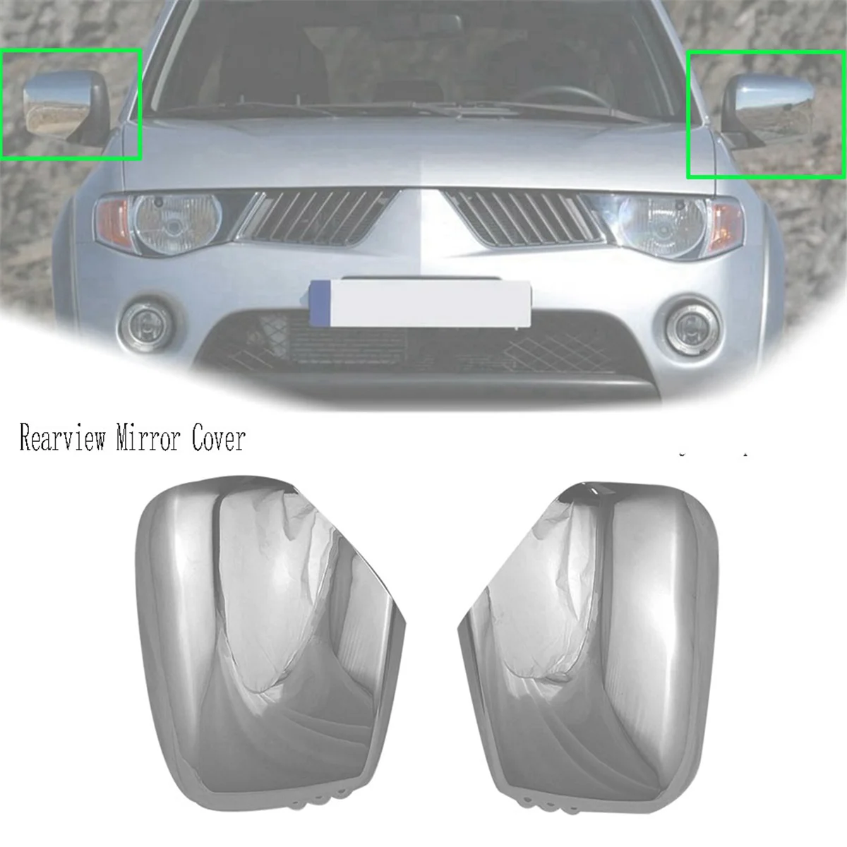 Крышка зеркала заднего вида на дверь автомобиля крышка дверное крыло для Mitsubishi