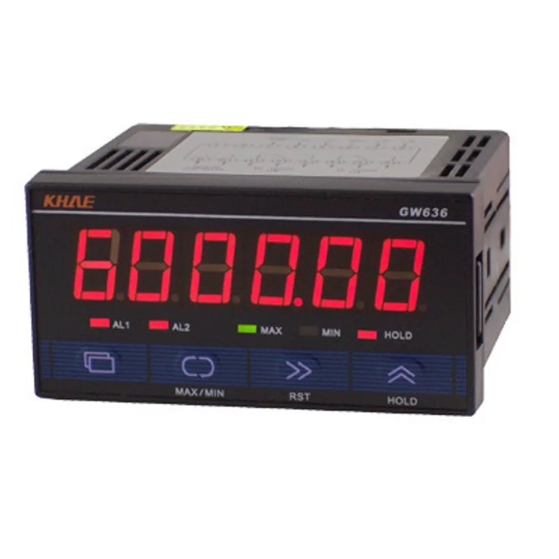 GW636 pulse meter counter tachometer wire speed meter frequency meter RS485 communication MODBUS protocol