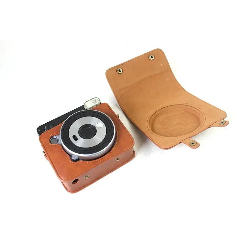 Защитный чехол из искусственной кожи сумка для фотоаппарата с ремешком Fujifilm Instax