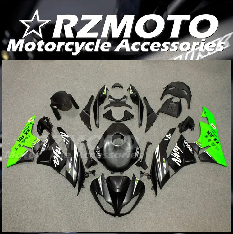

Новый комплект обтекателей из АБС-пластика подходит для Kawasaki Ninja ZX-6R ZX6R 636 599 2009 2010 2011 09 10 11 12 Кузов + матовая Крышка Резервуара