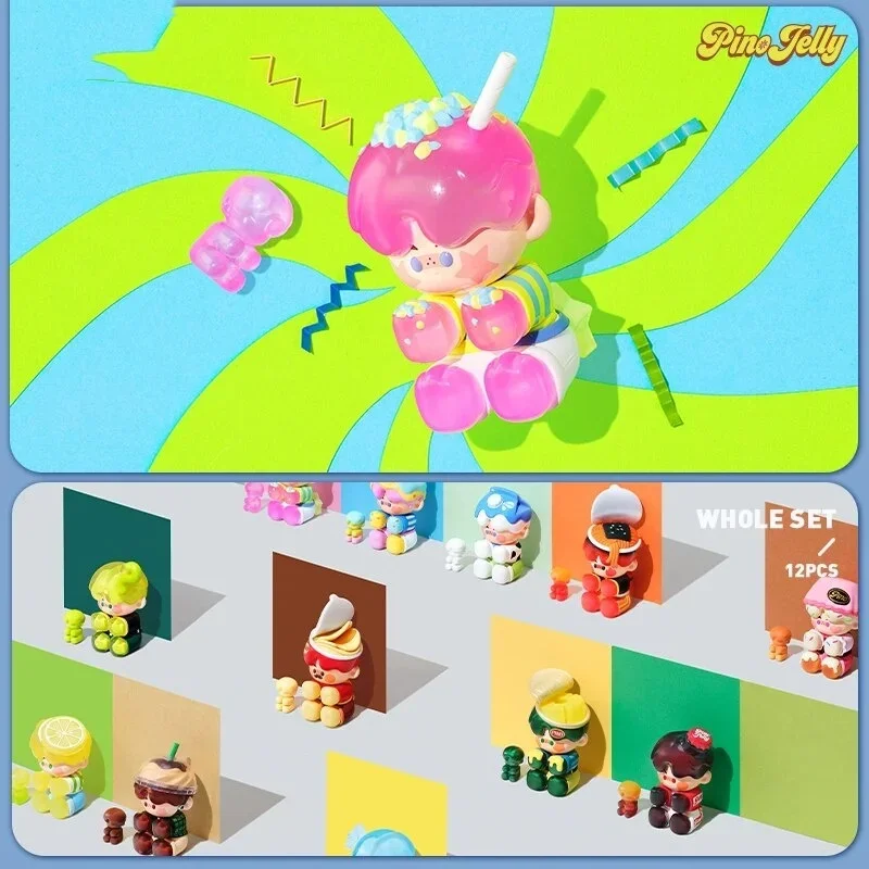 POP MART PINO JELLY Taste Личность Тестовая серия Слепая коробка Симпатичная игрушка
