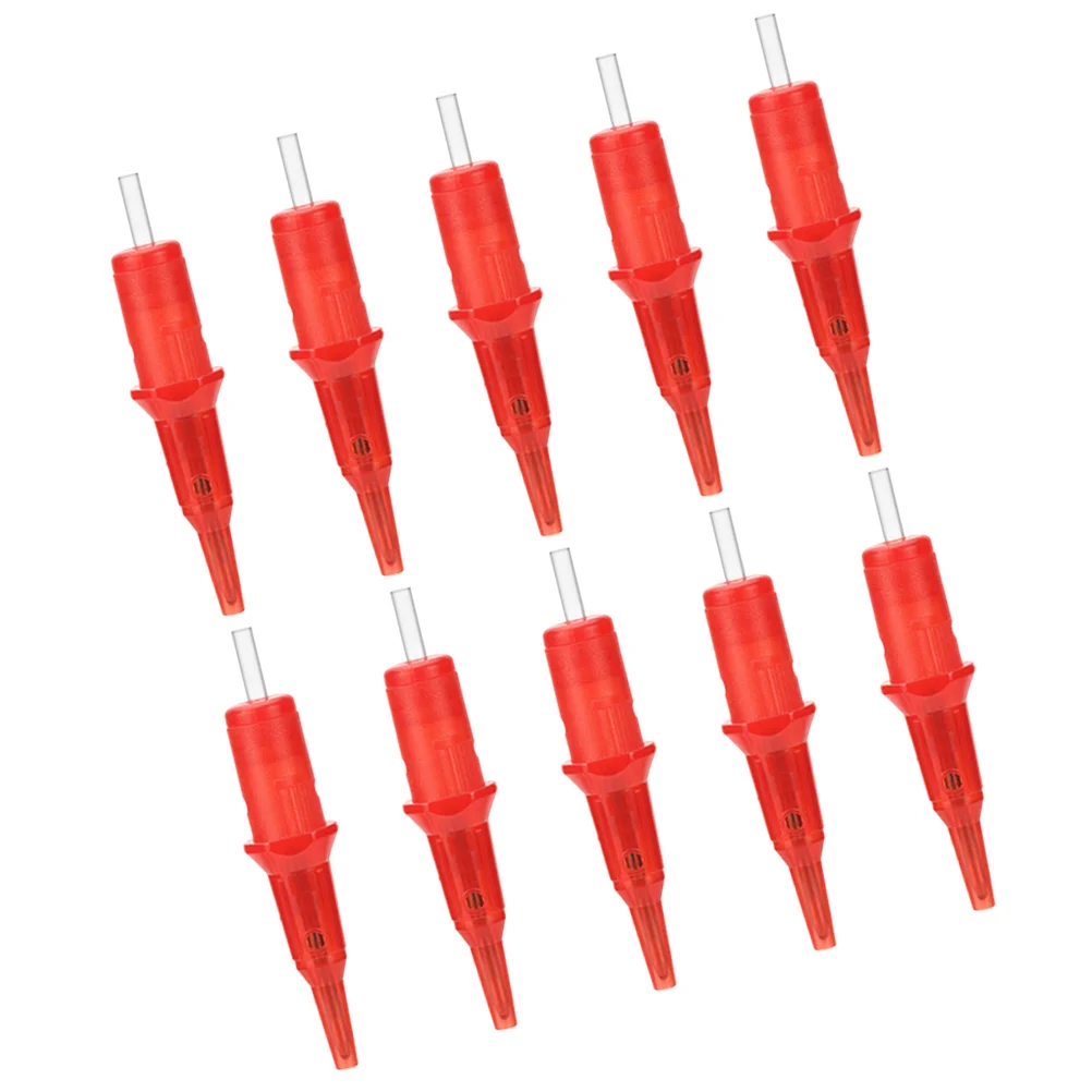 

10 Pcs Ball Point Pens Needle Cartridges Tattooing Ballpoint Refill Shading Needles Metal Supplies