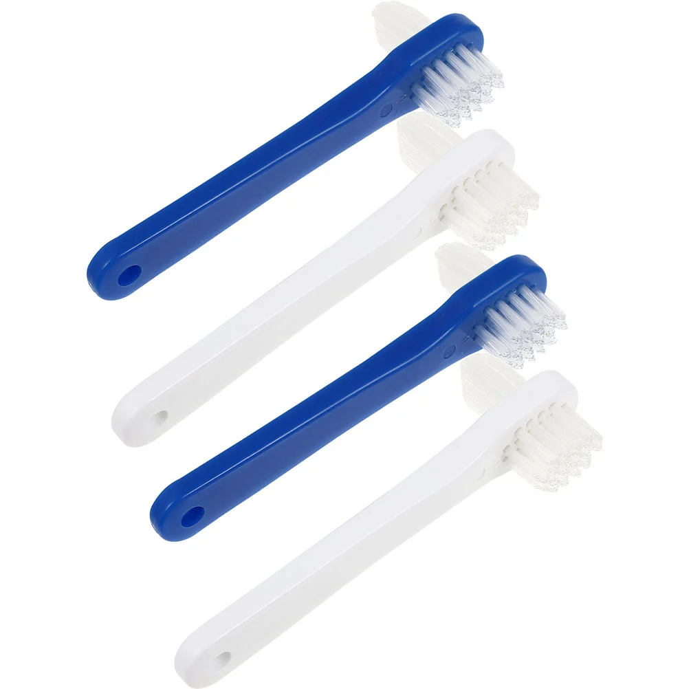 

4 Pcs Clean Double Headed False Cleaning Equipment Toothbrushes Pp Teeth