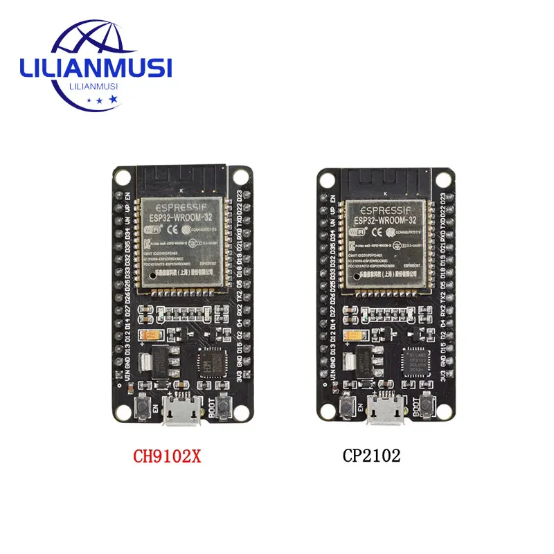 Макетная плата ESP32, беспроводная, Wi-Fi + Bluetooth, 2-в-1, двухъядерный процессор с низкой мощностью