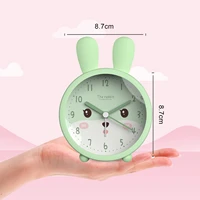 silicone alarm digital clock childrens bedroom bedside clock simple cute creative with night light mute clock