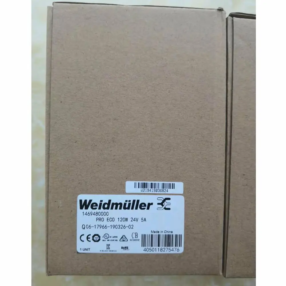 1 шт. новый блок питания для Weidmuller 1469480000 PRO ECO 120 Вт 24 В 5 А # QW 1 шт. новый блок питания для Weidmuller 1469480000 PRO ECO 120 Вт 24 В 5 А # QW