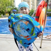 children wet dry separation fashion backpack swimming wimsuit storage waterproof drawstring knapsack sports supplie organize bag