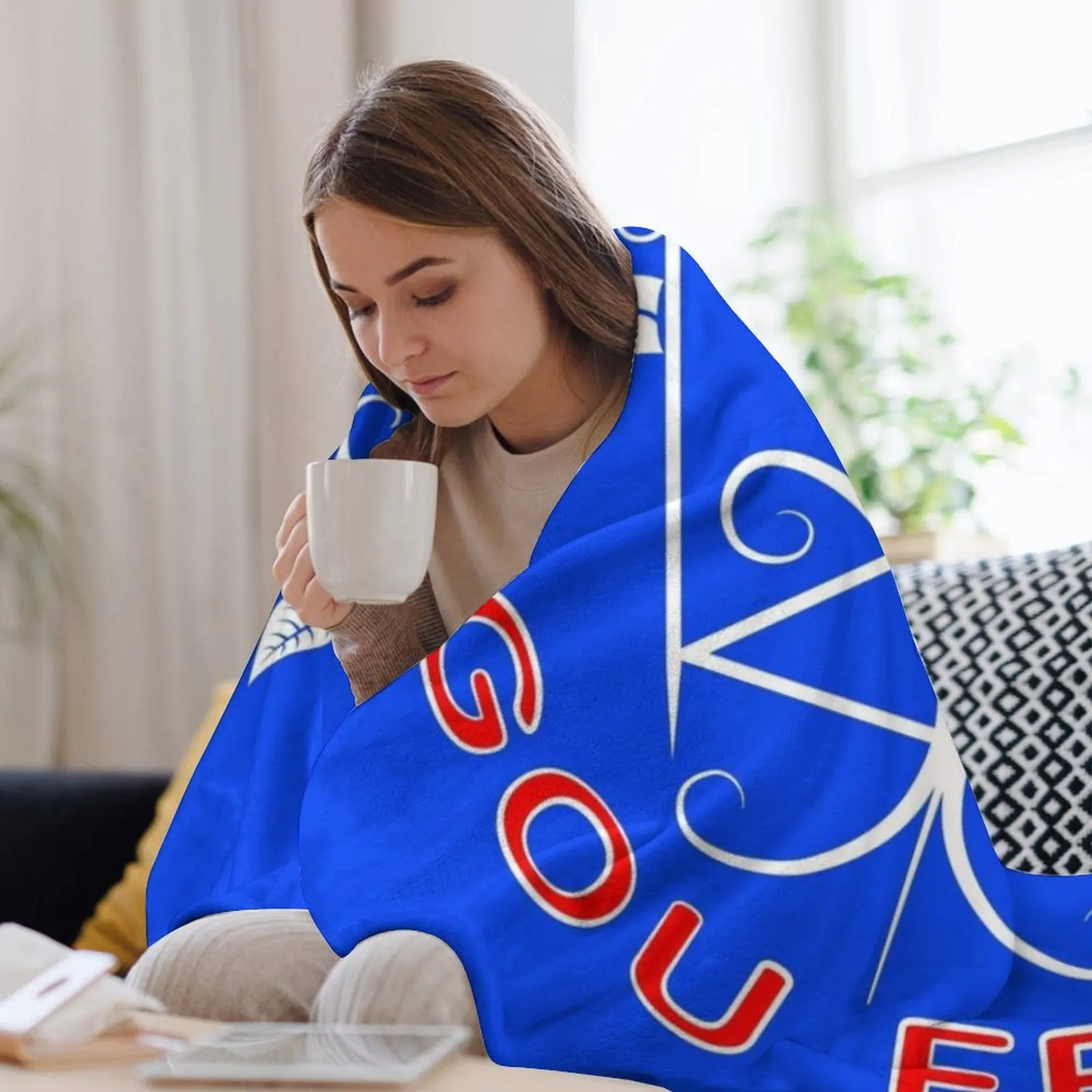 Одеяло Ogou Feray декоративное меховое одеяло для кровати