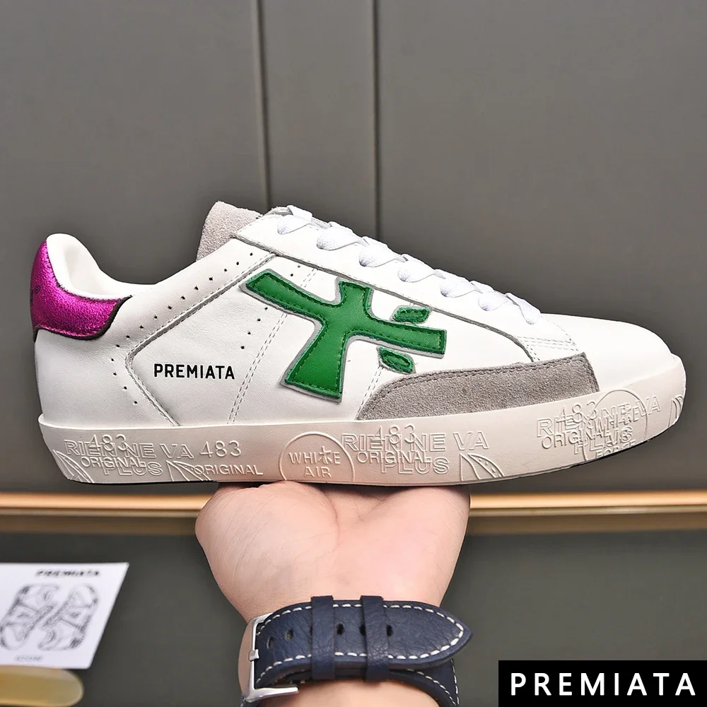 PREMIATA/мужская легкая роскошная простая модная спортивная обувь в стиле ретро