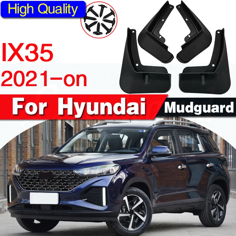 

Car Mudflaps for Hyundai ix35 2021-on Fender Mud Guard Flap Splash Flaps Mudguards Mud Flaps Accessories