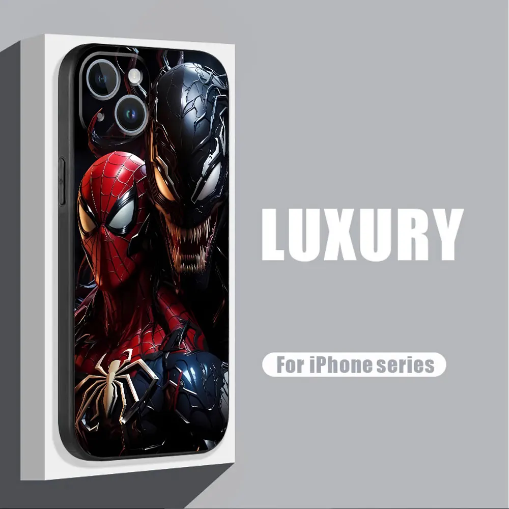 Чехол для телефона Marvel Spider Man Venom Xiaomi Redmi A2 A1 Plus 10 9 9C K40 Pro K50 Gaming 12 12C 10A 10C 9A K40s K60 Cover