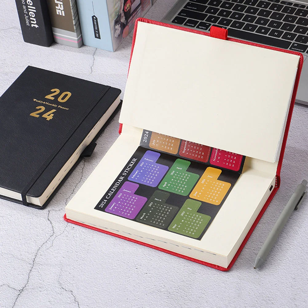 2024 указательный пост журналы календарь привычка блокнот наклейки печать на