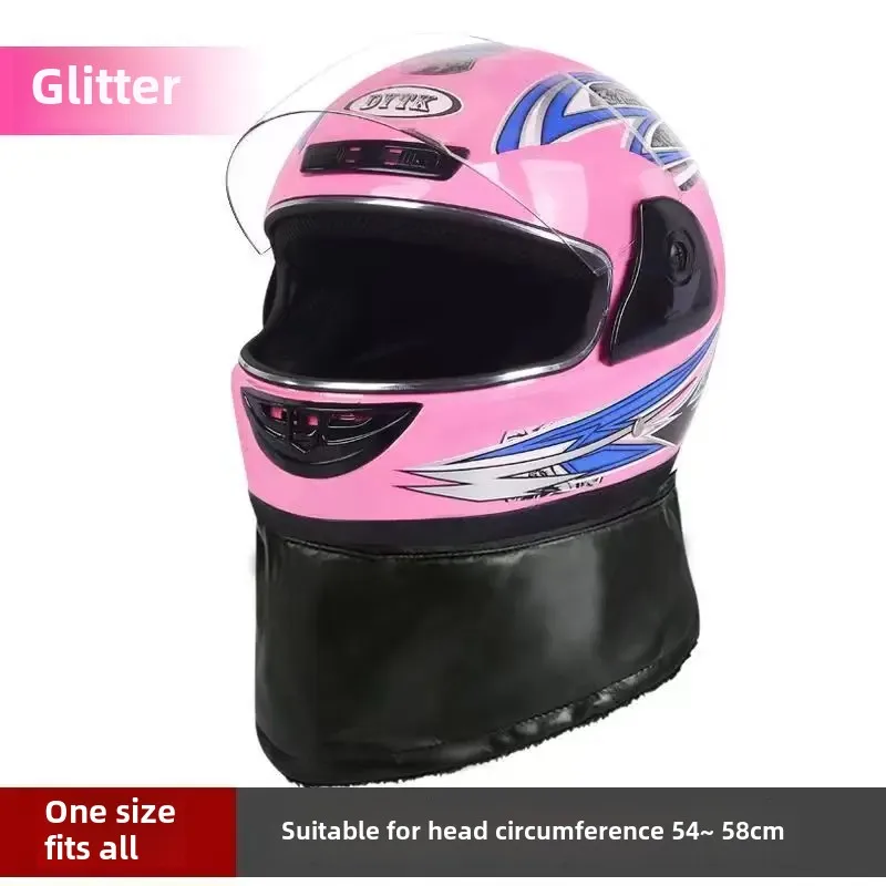 Зимний линзочный электрический мотоциклетный шлем мужской и женский полушлем