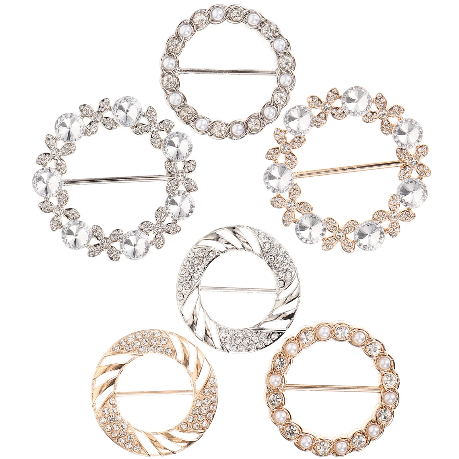 

Fastener Scarf Accessories Professional Ring Delicate Multi-function Clip Shirt