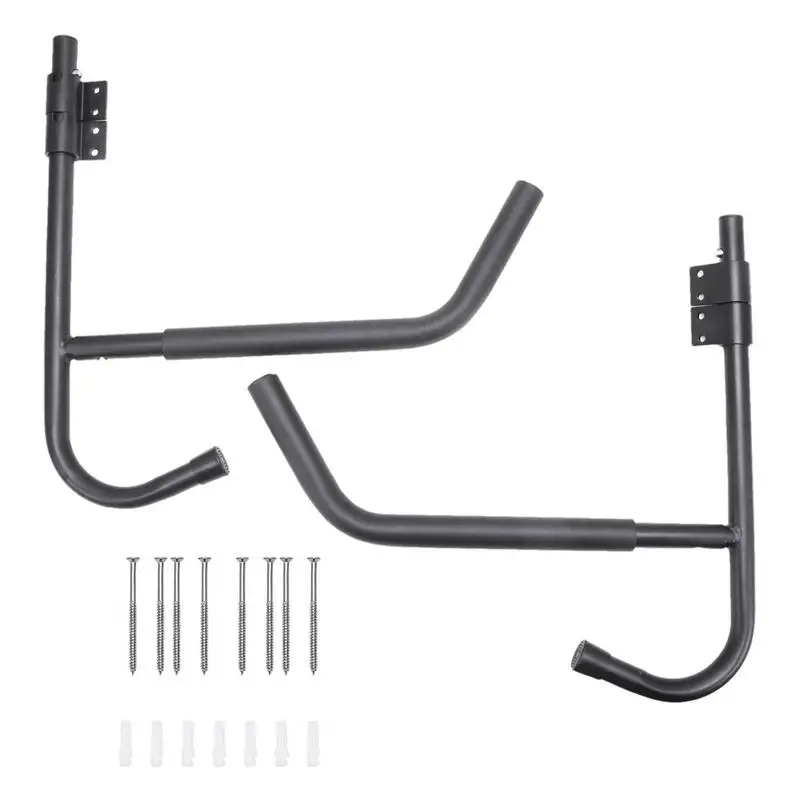 

Kayak Storage Rack Canoe Wall Mount Hooks Durable Snowboard Hanger Space-saving Rack Holds 100 Lbs/45 Kg For Surfboards Kayaks