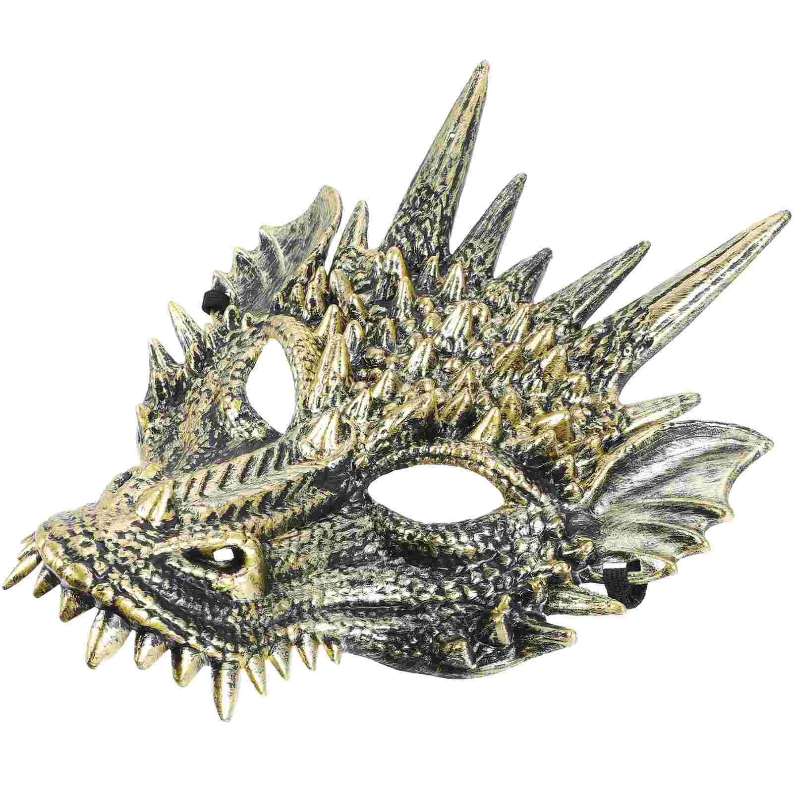 

Funny Head Masks Animal Head Cosplay Costume Supply Dress Clothes Men Mask Dragon Party Plastic Halloween Man Costumes