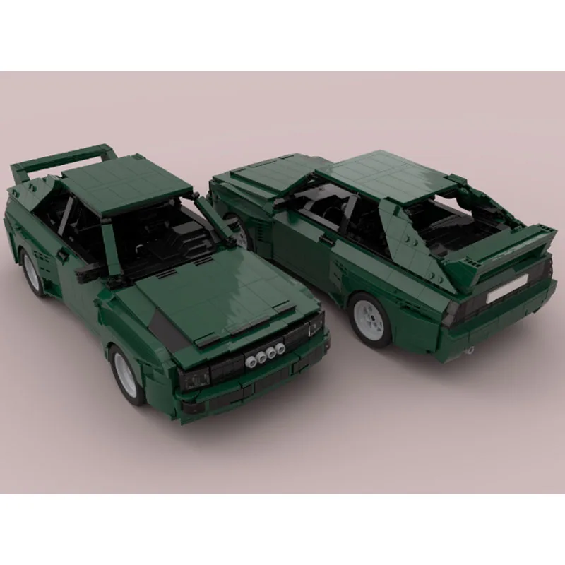 _ Красный Классический конструктор в сборе Supercar сращивающийся строительный блок