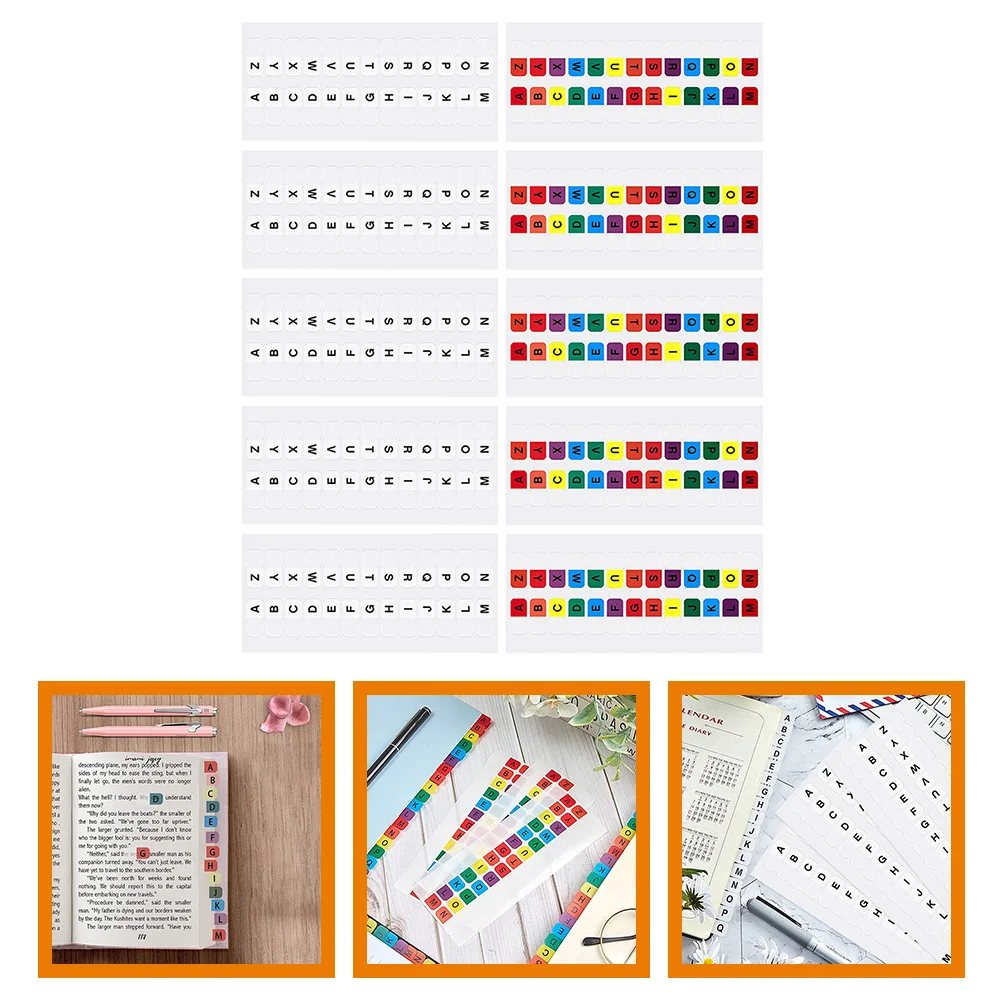 

20 Sheets Index Sticker Annotation Tabs Books The Bible Bookmark Notepad Page Markers Sticky Label Flags Memo