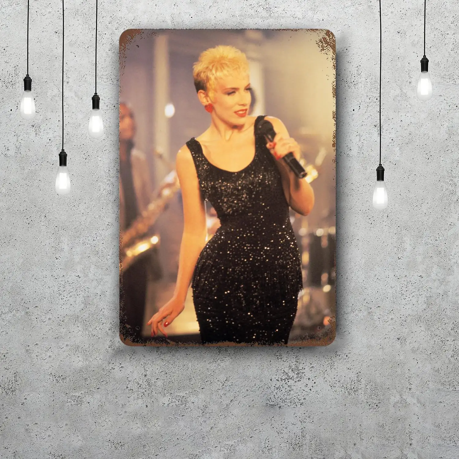 Классический постер Annie Lennox, ржавая металлическая табличка, декоративная тарелка в стиле ретро, бар, человек, пещера, гаражный клуб, металлическая вывеска, украшение на стену (art.: 3920d1d64edea) - 3920d1d64edea
