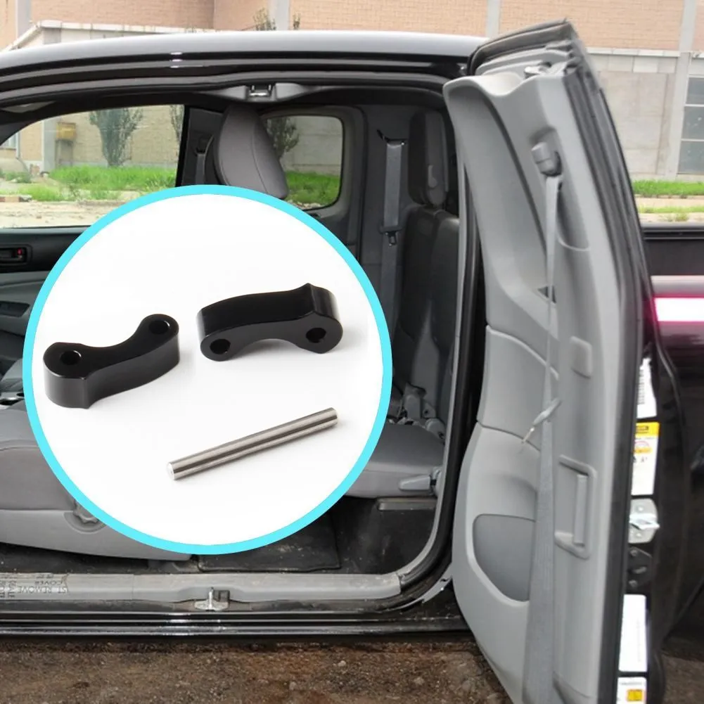 Новые черные 2 шт. петли для оконной защелки Toyota 95-04 Tacoma 00-06 Tundra Xtracab алюминиевая