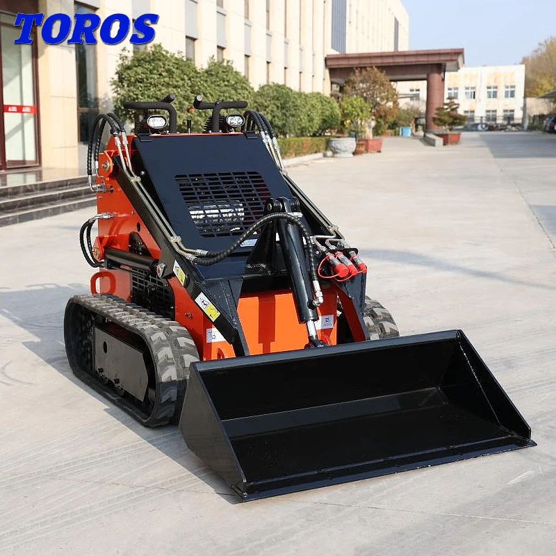 Skid Steer Loader Solid Tires With Rim Full Hydraulic Front Loader Construction Machine Lonking Wheel Loader