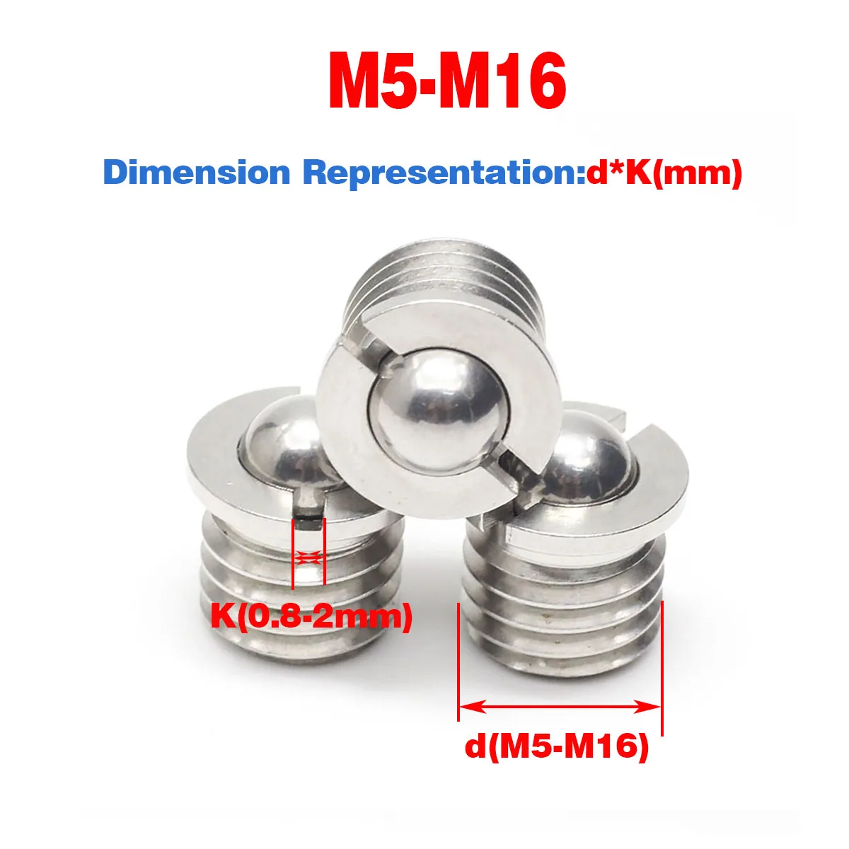 

Пружинный шариковый плунжер из нержавеющей стали 304