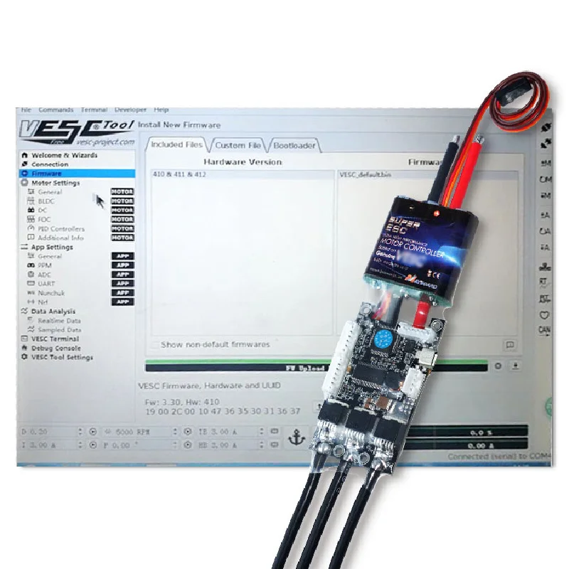 Maytech 12S 50V SuperESC для относительной доски 50A V4.12 на основе регулятора скорости электровелосипеда Электрический скейтборд DIY VESCTOOL ESC