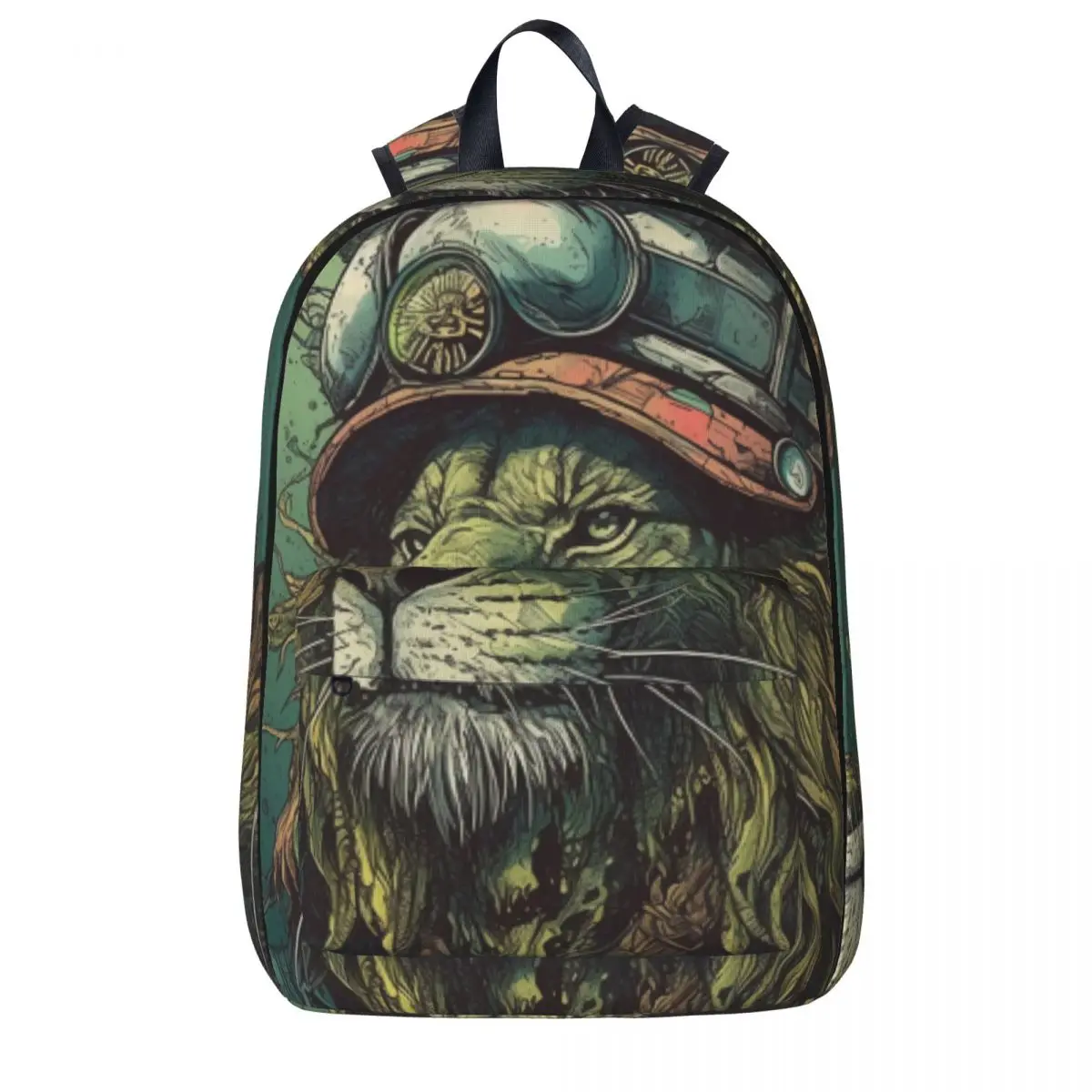 

Lion Backpack Men Pop Caricatures Lightweight Backpacks Polyester Stylish School Bags College High Quality Rucksack