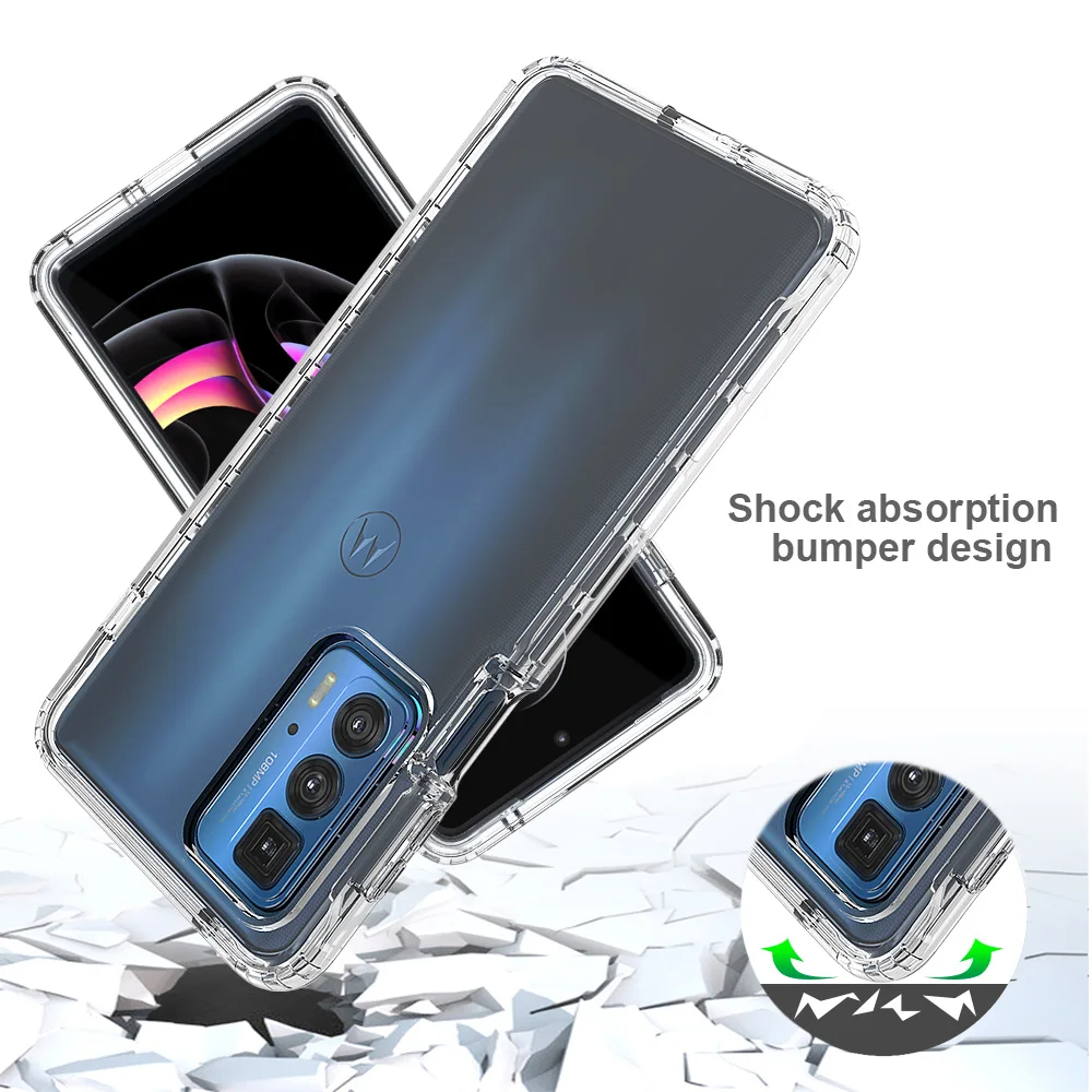 case for motorola edge 20 pro moto edge 20 lite g60s g60 g30 g20 g10 shockproof hybrid gradient color transparent phone case free global shipping