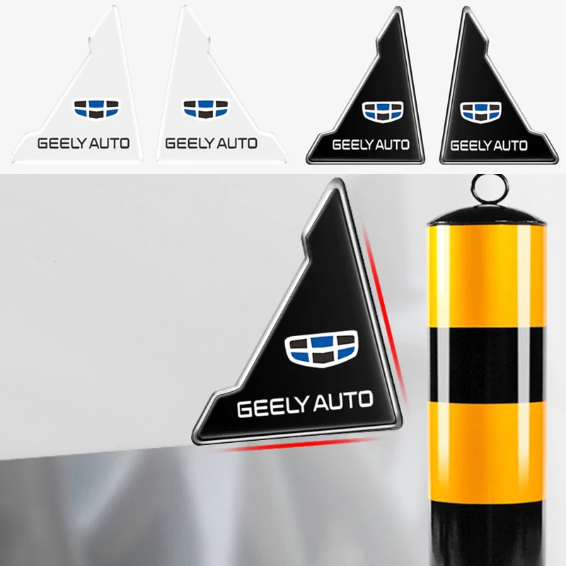 Защитные наклейки на углы двери автомобиля, защитные наклейки для Geely MK Coolray Icon Jiaji Binray Emgrand GS GX3