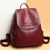 women fashion backpack purses 2022 trend designer rucksack soft leather school book bag for girls luxury ourdoor travel bagpack