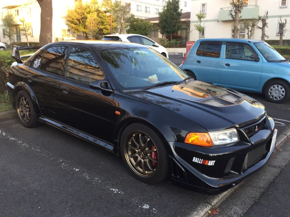 Для Mitsubishi Evolution Evo 5 6 CP9A FRP стекло волокна Ganador Style Aero View Замена зеркала (автомобиль с