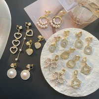 womens earrings fashion jewelry wholesale stainless steel new personality pearl trend long tassel temperament korean earrings