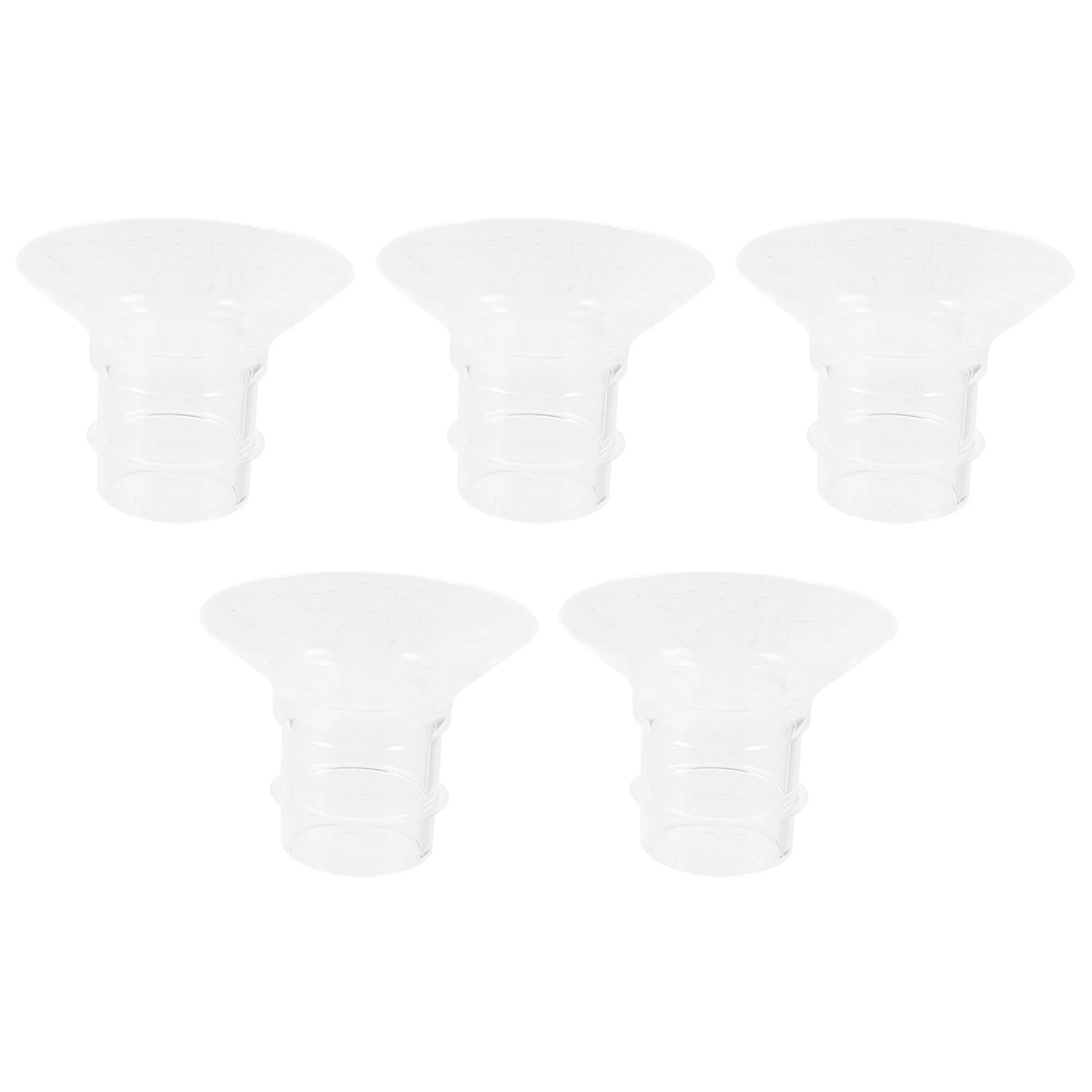 

5 Pcs 21mm Flange Insert Breast Pump Inserts Replacement 19mm Mom Cozy Pumps Universal Wearable Parts Converter 17mm