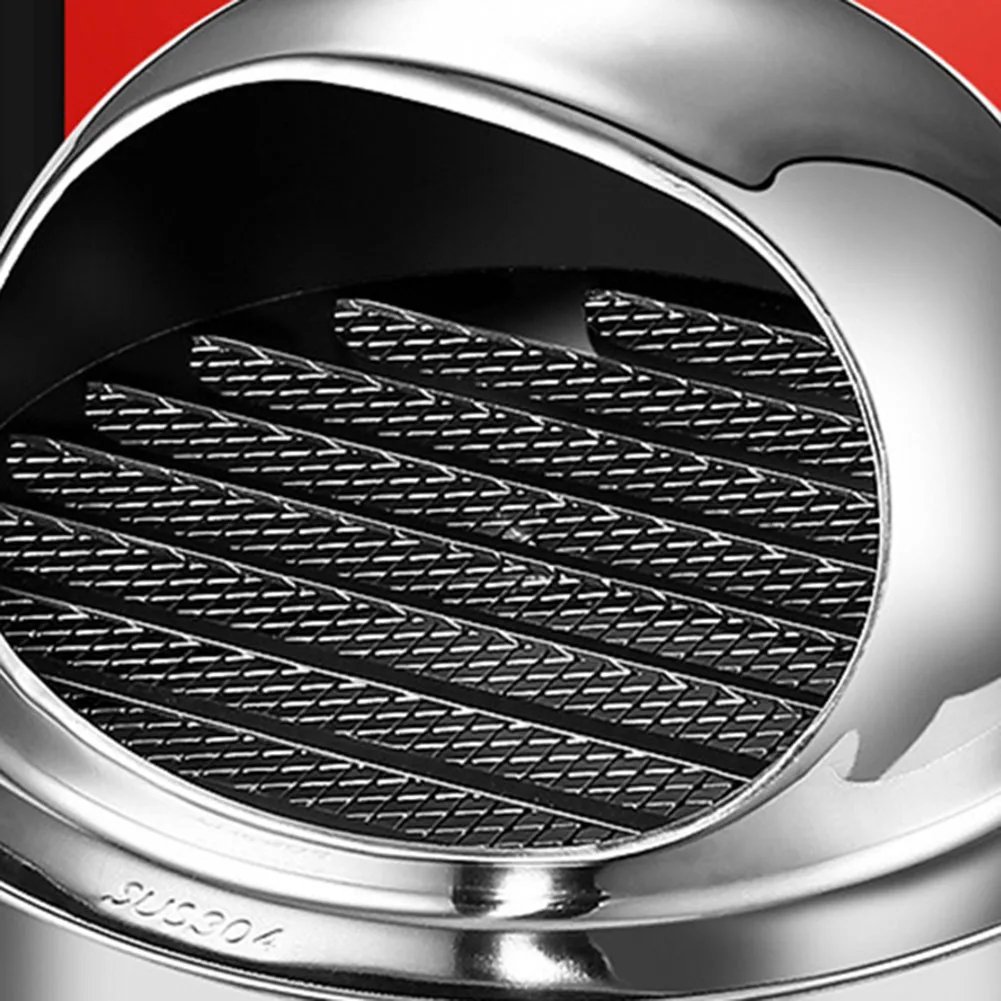 

Stainless Steel Wall Air Vent Grille Hemispherical Hood Windproof & Rainproof Design Perfect for Dryers & Kitchen Hoods