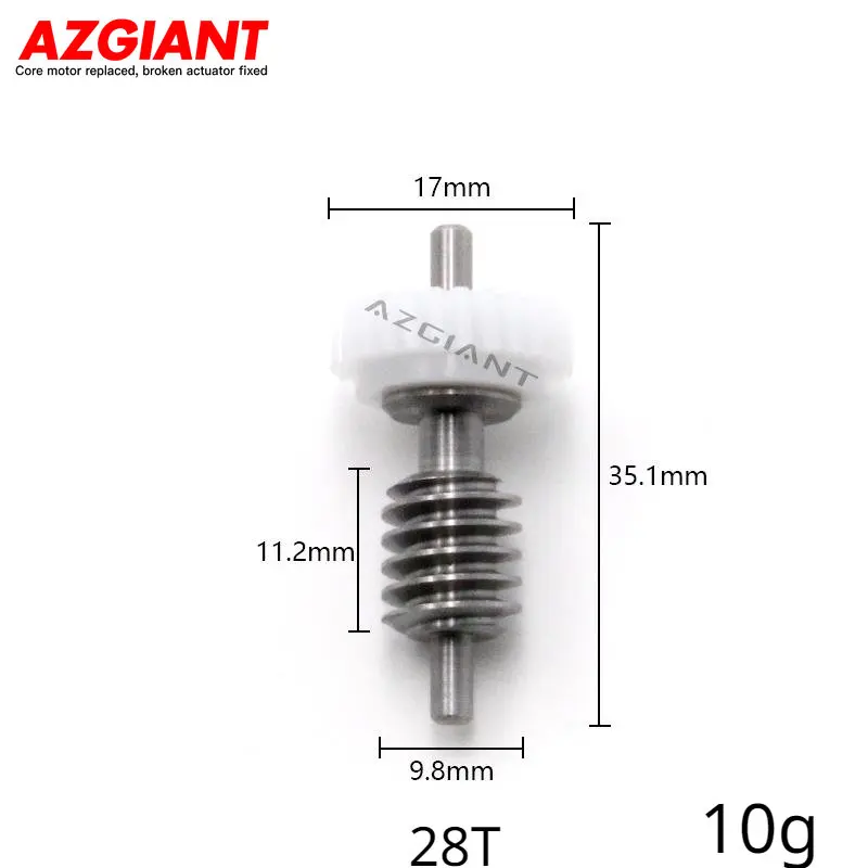 

Складной зеркальный двигатель AZGIANT для VW R36 Golf 5 Magotan B6, внутренние прецизионные компоненты шестерни, автозапчасти