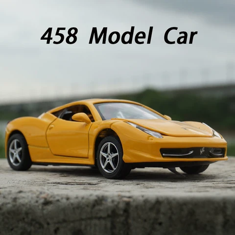 Bburago 1:32 Ferrari 458 Italia SF90 металлическая модель автомобиля
