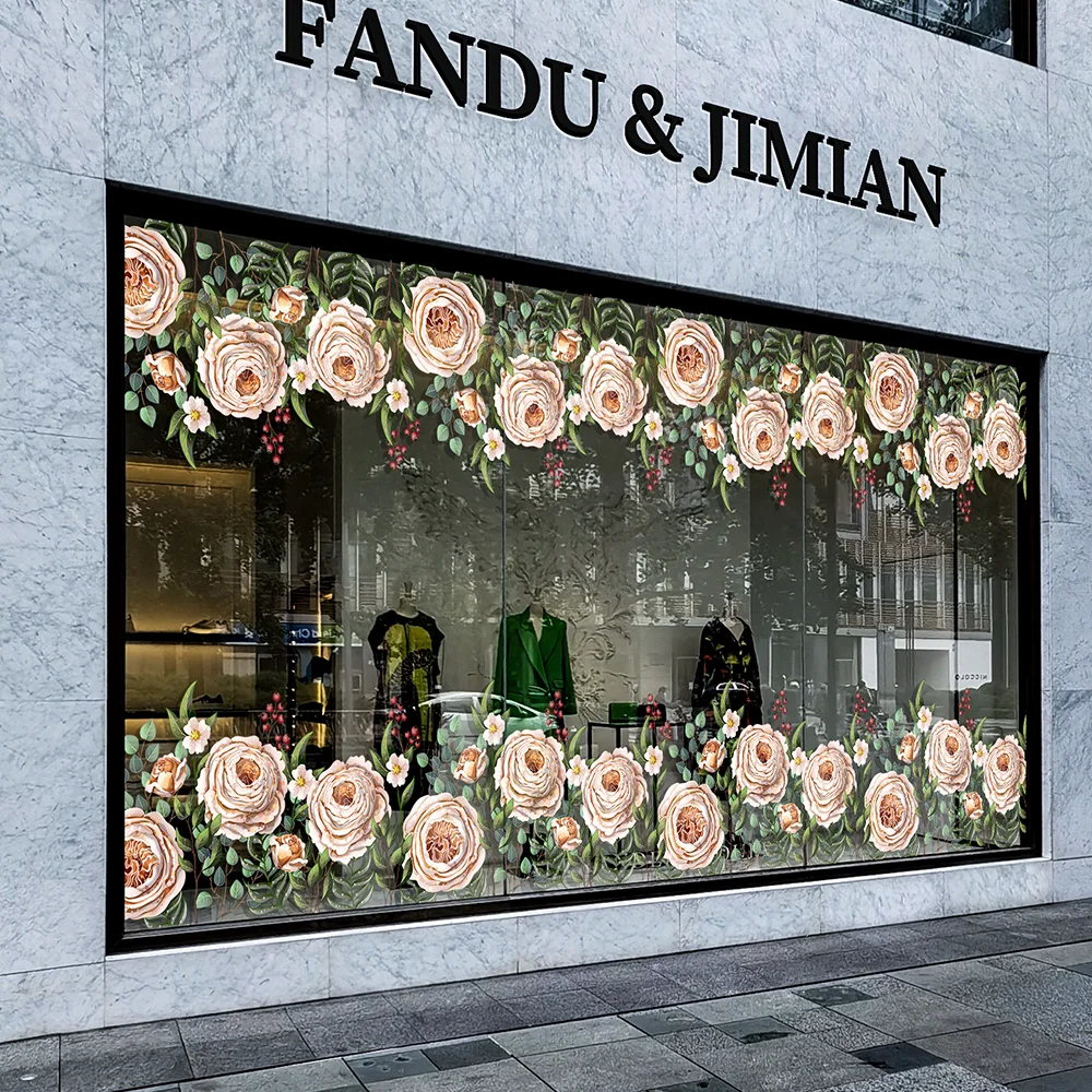 QiAds на заказ весенний винтажный цветок FlShop украшение для атмосферы магазин