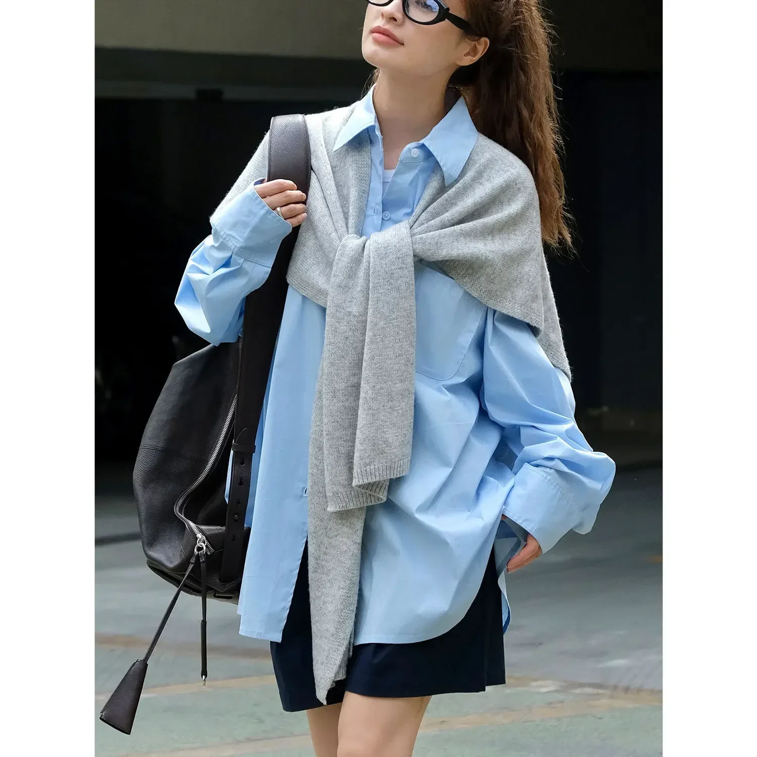 Осень и зима новая корейская версия модная шерстяная шаль теплый приятный для