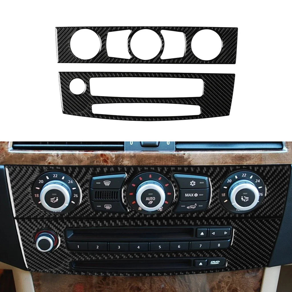 2 шт. декоративная накладка на центральную консоль автомобиля BMW 5 серии E60 2008-10