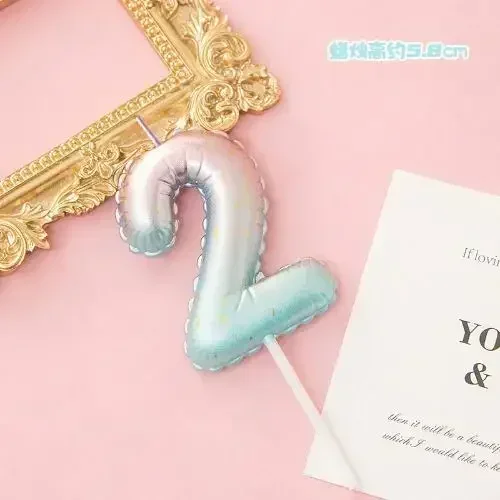 

Градиентные свечи с цифрами MOONBIFFY