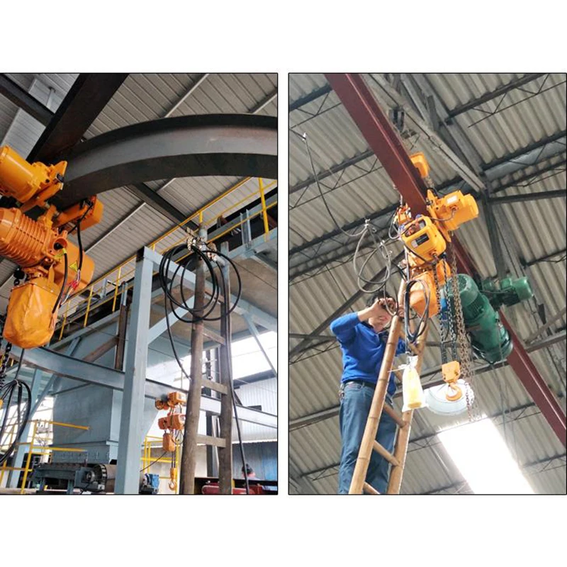 Электрический цепной подъемник 0 5 т/1 т кВт/кВт фиксированный одноцепный